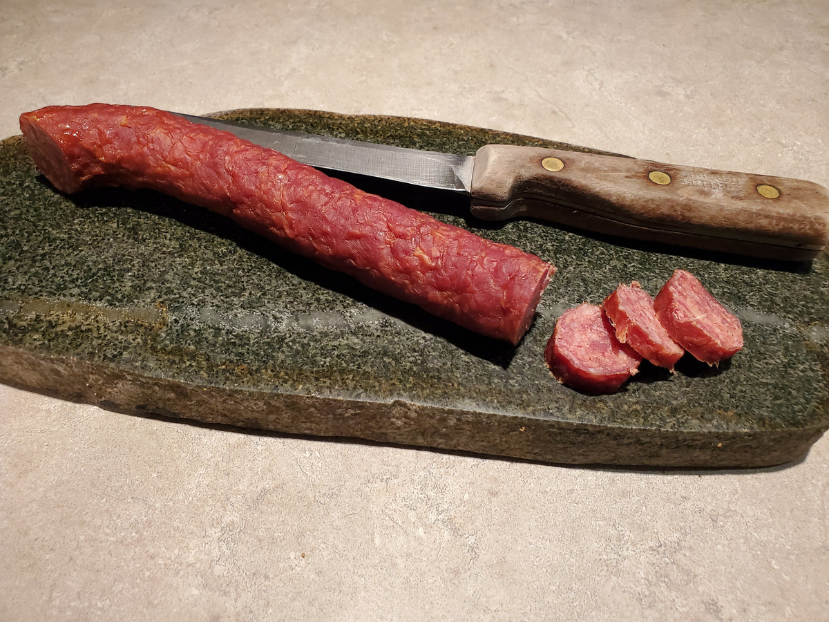 Dried Smoked Kielbasa Meat Stick Springdale Farm Creamery